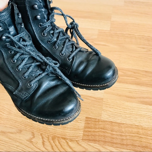 Ecco Elaine Combat Boot - Picture 3 of 5